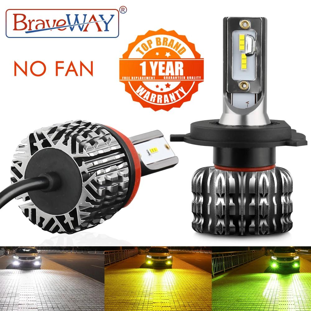 BraveWay   LED ڵ  H1 H3 H4 H7 H8 H11 H27 9005 9006 HB3 BH4 ڵ  12V Ȱ LED ڵ Ʈ ο ׸